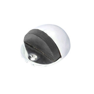 Oval Door Stop Chrome 50mm Murdock Builders Merchants