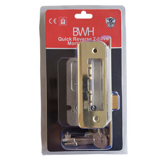 BWH 2 Lever Mortice Lock Brass Murdock Builders Merchants