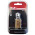 BWH Brass Combination Padlock 20mm Murdock Builders Merchants