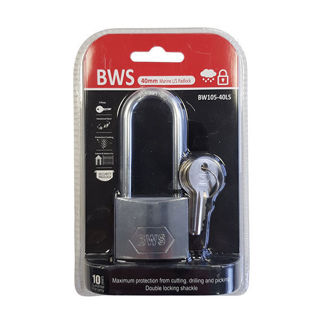 BWH Marine Long Shackle Padlock 40mm Murdock Builders Merchants