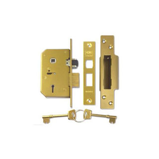 Brass Mortice Sashlock 2.5" Murdock Builders Merchants