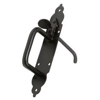 PHX Gothic Latch Heavy Black Murdock Builders Merchants