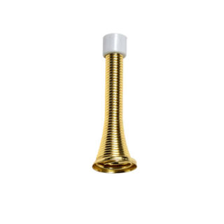 PHX Flexible Door Stop Electro Brass (Pack of 2) Murdock Builders Merchants