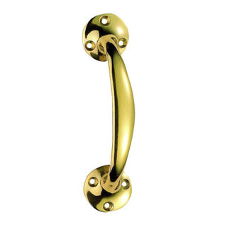 PHX 6" Bow Handle Brass Plated Murdock Builders Merchants