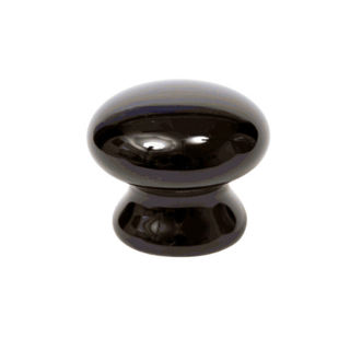 PHX Black Knob Ceramic 35mm Murdock Builders Merchants