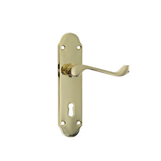 Fortessa Sensi Vista Handles Box Set Polished Brass Murdock Builders Merchants