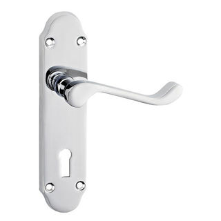 Fortessa Sensi Vista Privacy Handles Box Set Polished Chrome Murdock Builders Merchants