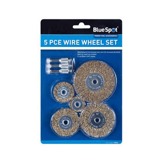 Blue Spot Tools 5Pc Wire Wheel Set Murdock Builders Merchants