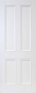 Victoria Traditional Door (White) by Murdock Builders Merchants