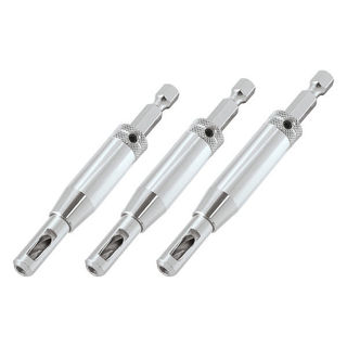 Trend Quick Release 3 Piece Hinge Fitting Drill Bit Guide Set Murdock Builders Merchants
