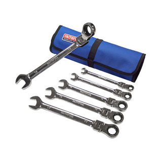 Faithfull 6 Piece Ratcheting Combination Spanner Set Murdock Builders Merchants